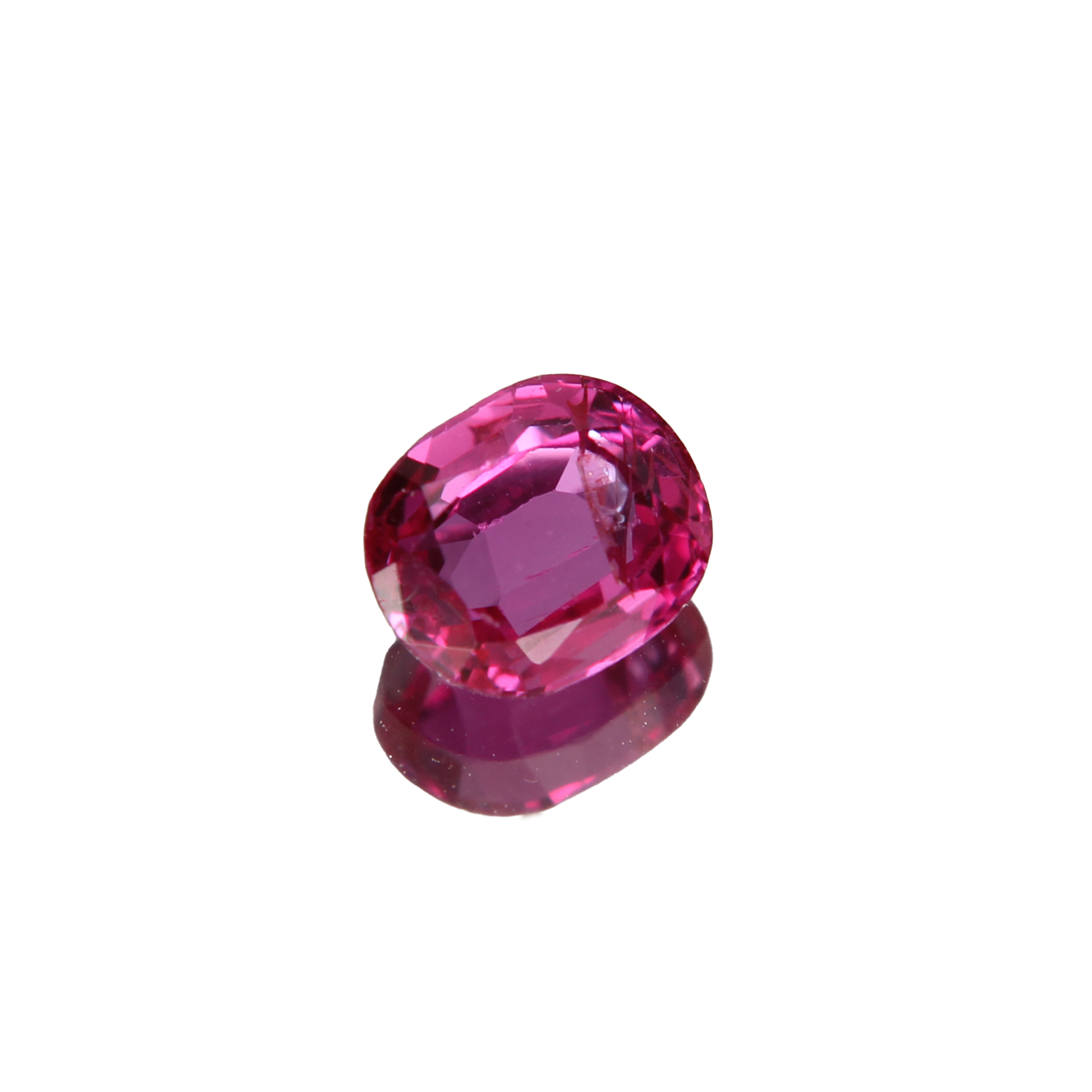 Rubin 0.59ct ansicht von links