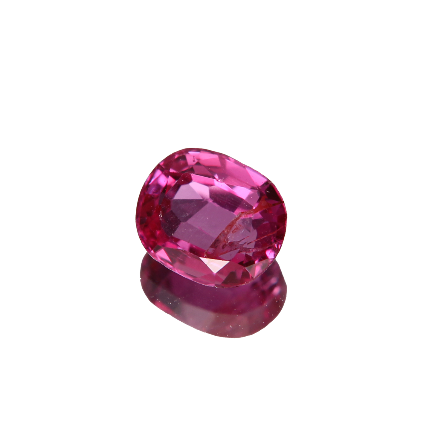 Rubin 0.59ct ansicht von rechts