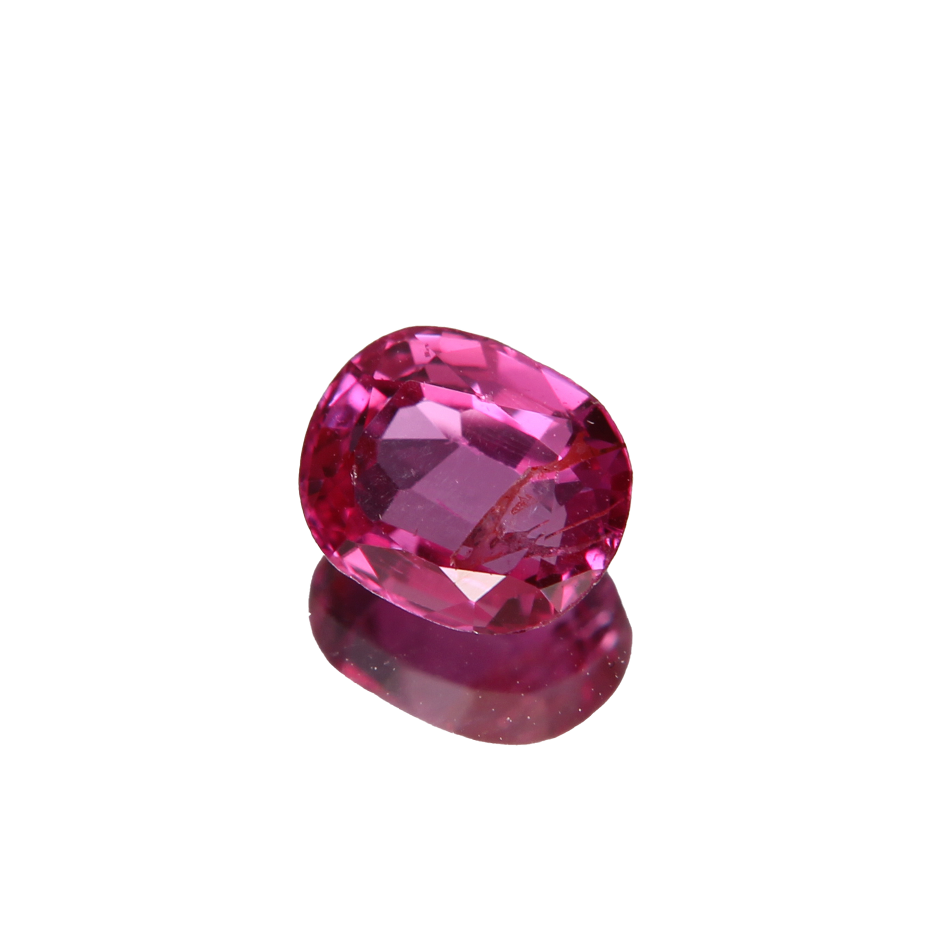 Rubin 0.59ct ansicht von rechts