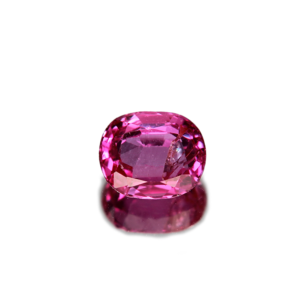 Rubin 0.59ct ansicht von vorne