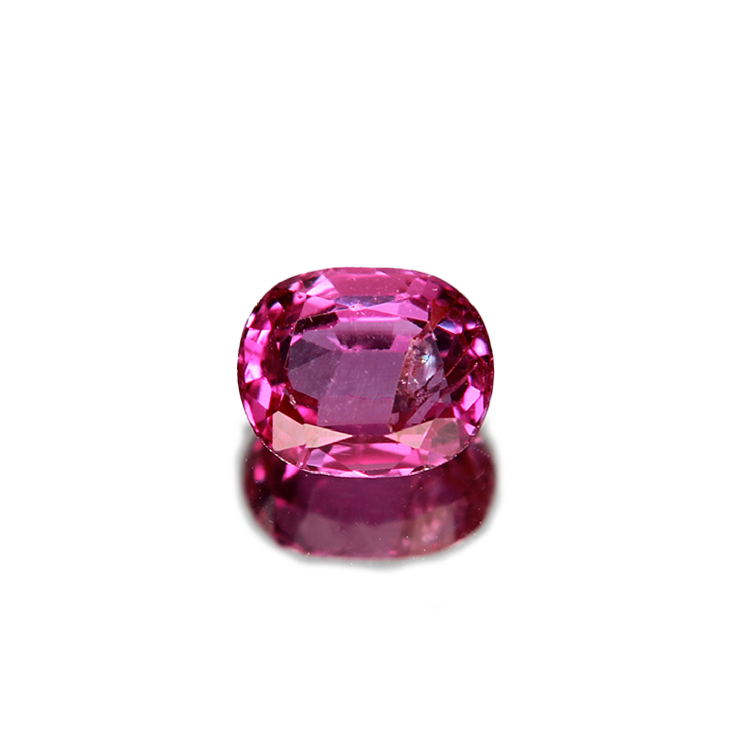 Rubin 0.59ct ansicht von vorne