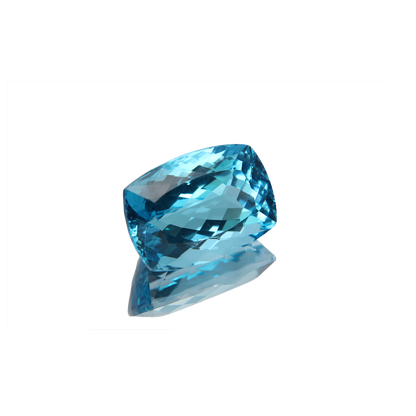 Blauer Topas 51.17ct ansicht von links