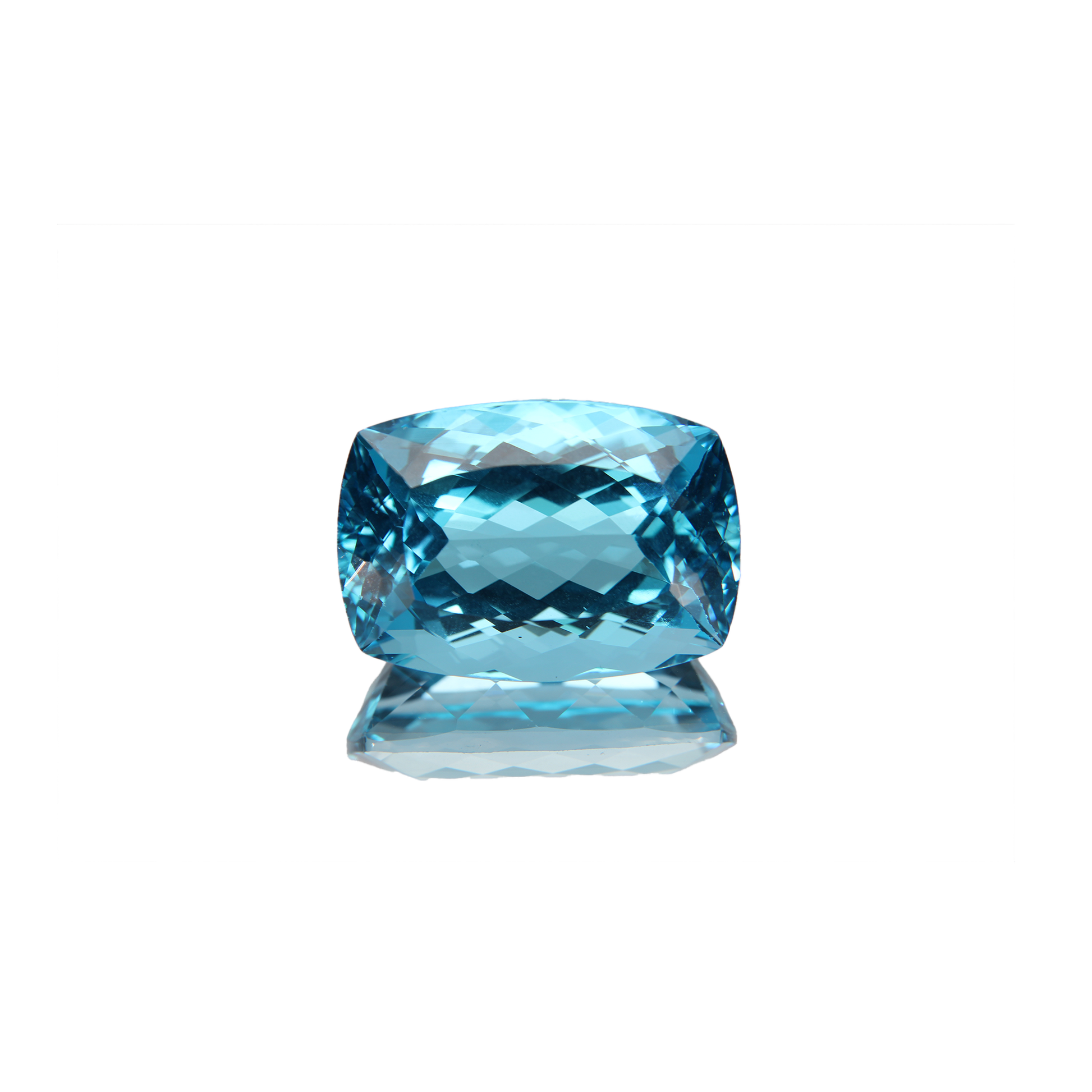 Blauer Topas 51.17ct frontal ansicht