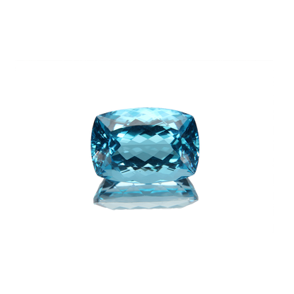 Blauer Topas 51.17ct frontal ansicht