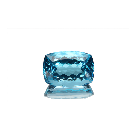 Blauer Topas 51.17ct frontal ansicht