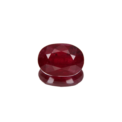 unbehandelter Taubenblutroter Rubin 1.05ct ansicht von vorne