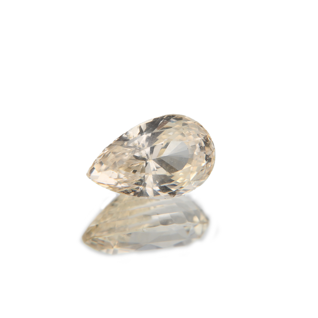 gelber Saphir 2.64ct ansicht von links