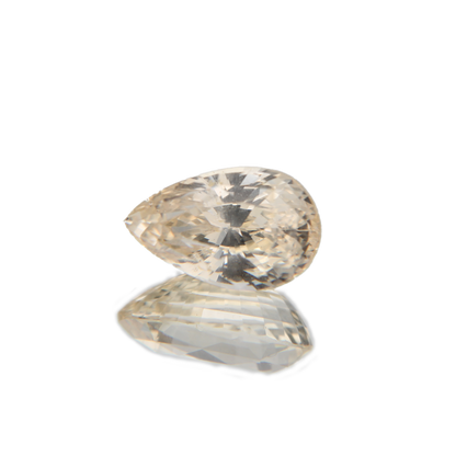 gelber Saphir 2.64ct ansicht von vorne