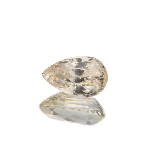 gelber Saphir 2.64ct ansicht von vorne