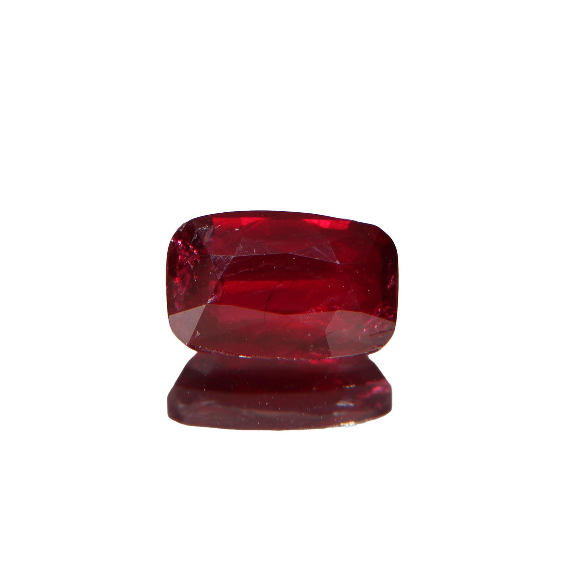 unbehandelter Rubin 1.05ct ansicht von vorne