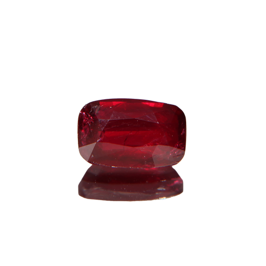 unbehandelter Rubin 1.05ct ansicht von vorne