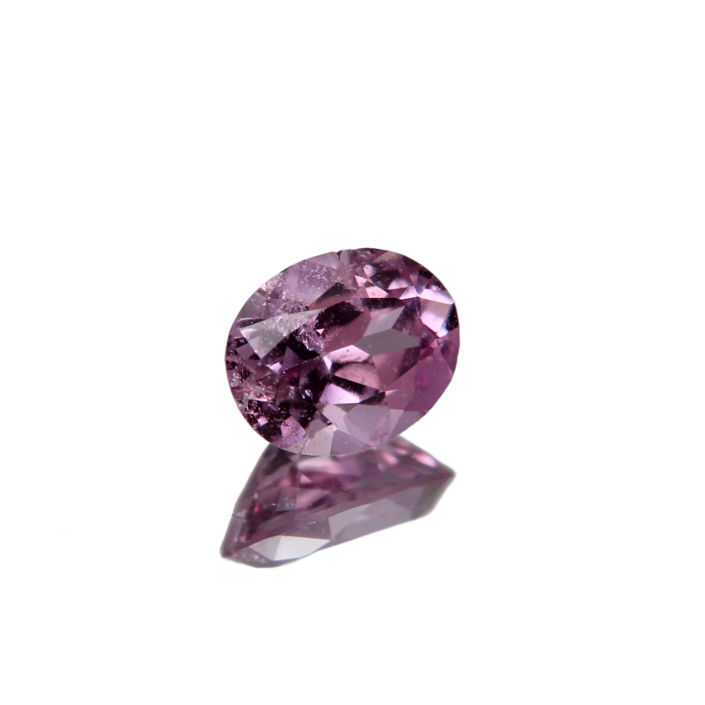 pinker Saphir 0.82ct ansicht von links