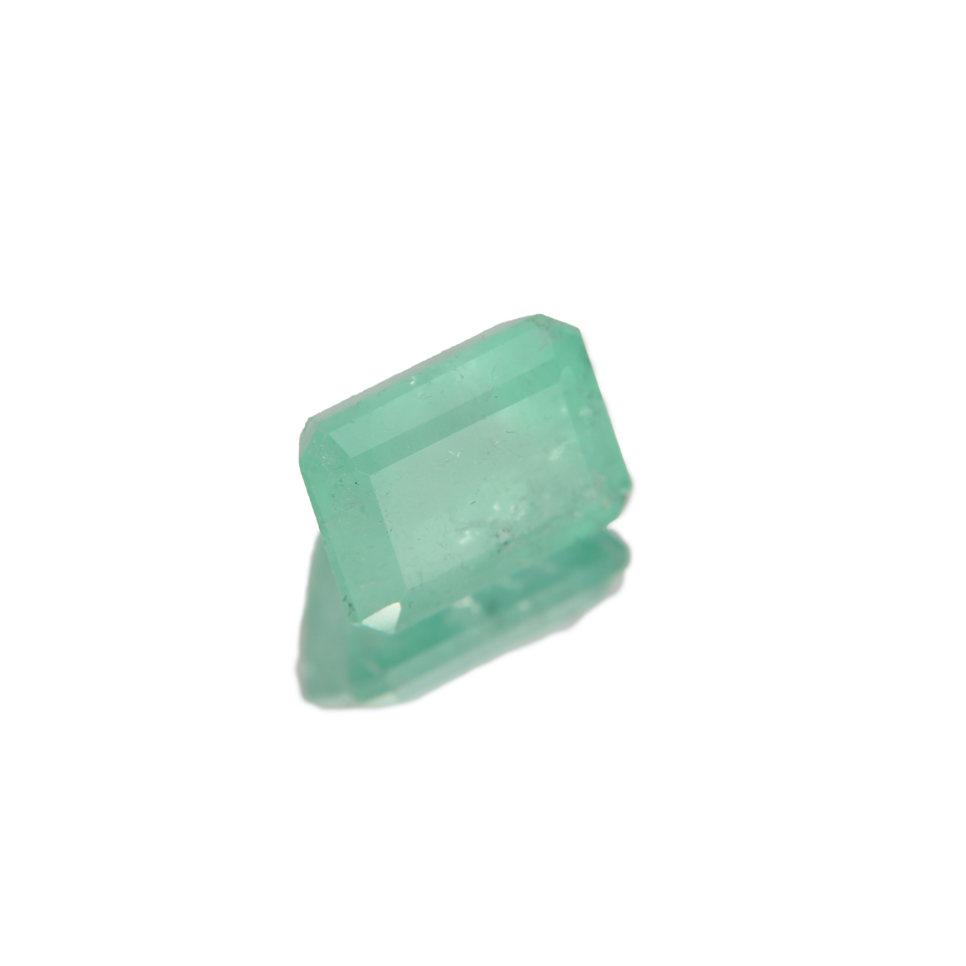 Smaragd 10.14ct ansicht von links