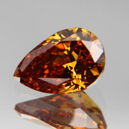fancy deep orange-yellow Diamant 0.417ct