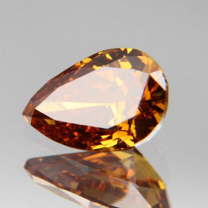 fancy deep orange-yellow Diamant 0.417ct