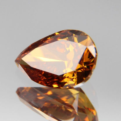 fancy deep orange-yellow Diamant 0.417ct