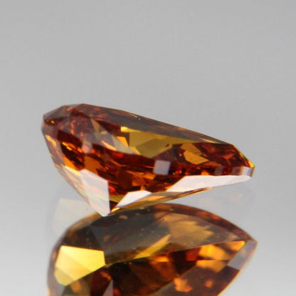 fancy deep orange-yellow Diamant 0.417ct
