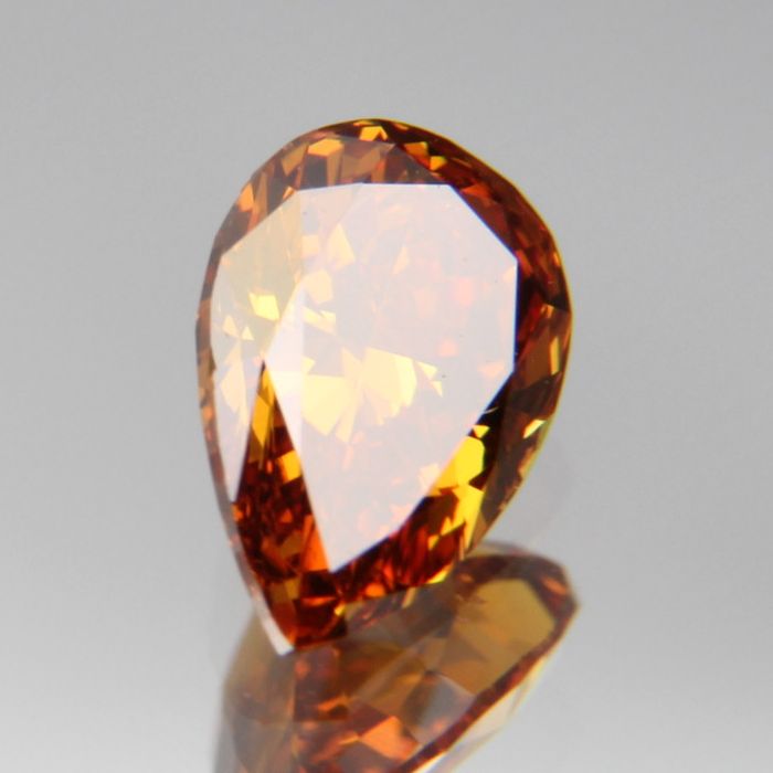 fancy deep orange-yellow Diamant 0.417ct