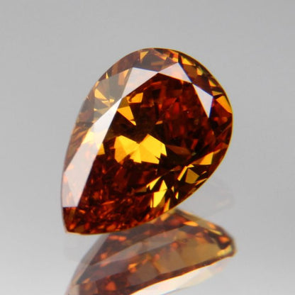 fancy deep orange-yellow Diamant 0.417ct