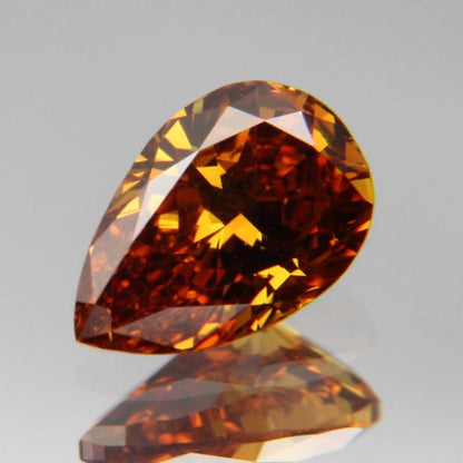 fancy deep orange-yellow Diamant 0.417ct