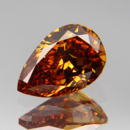 fancy deep orange-yellow Diamant 0.417ct
