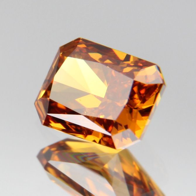 fancy deep brownish yellowish orange Diamond 0.437ct