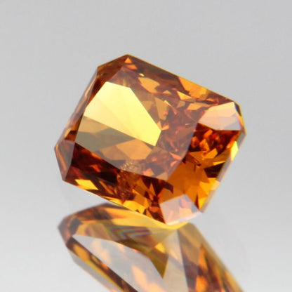 fancy deep brownish yellowish orange Diamond 0.437ct