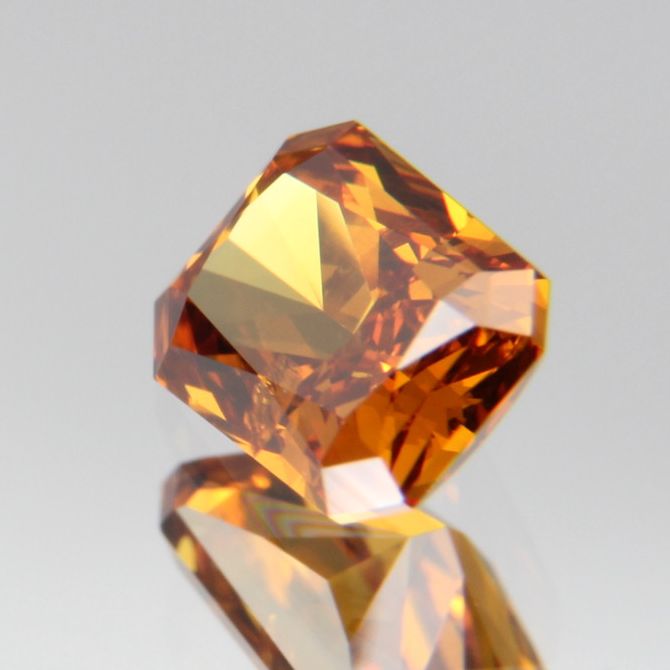 fancy deep brownish yellowish orange Diamond 0.437ct