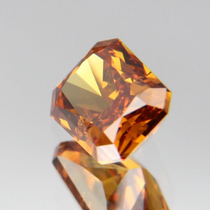 fancy deep brownish yellowish orange Diamond 0.437ct