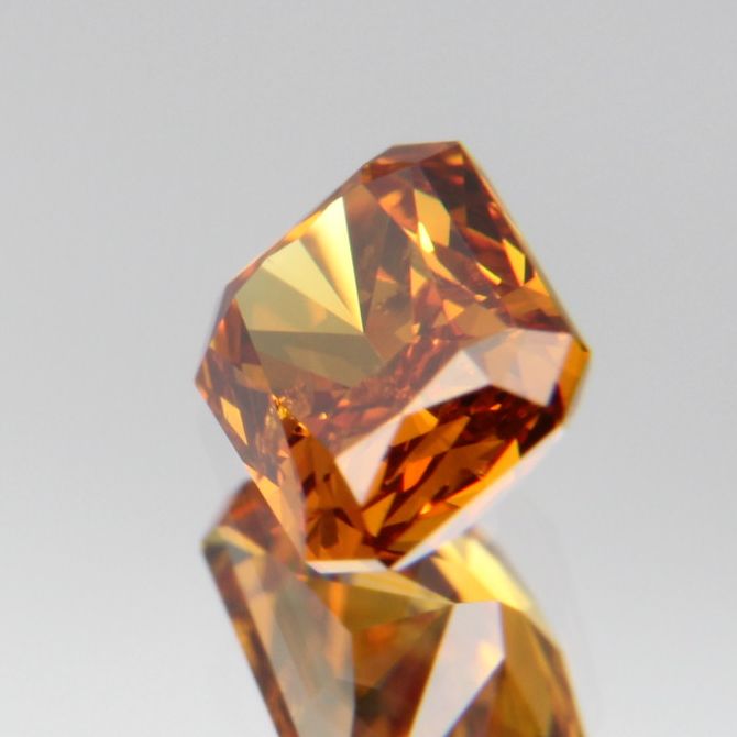 fancy deep brownish yellowish orange Diamond 0.437ct