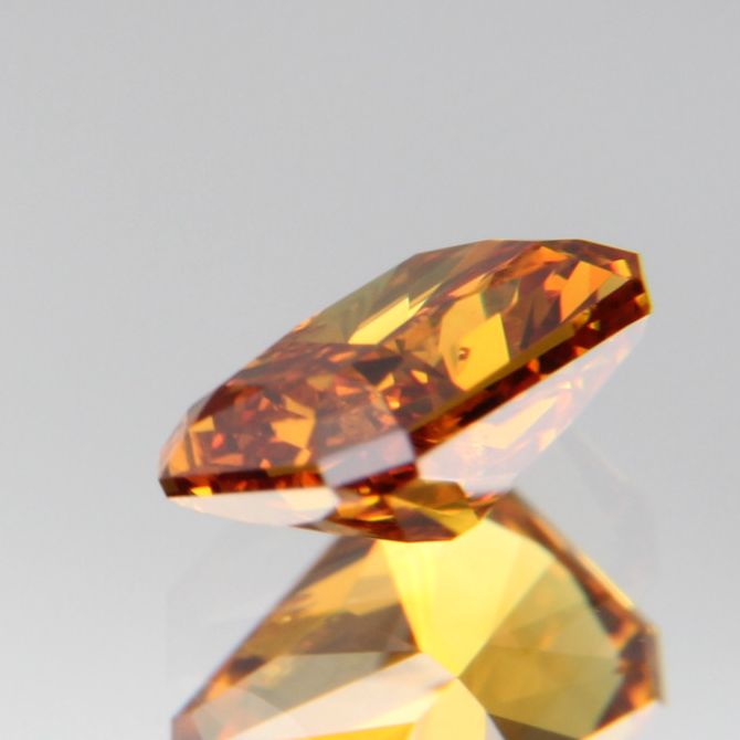 fancy deep brownish yellowish orange Diamond 0.437ct