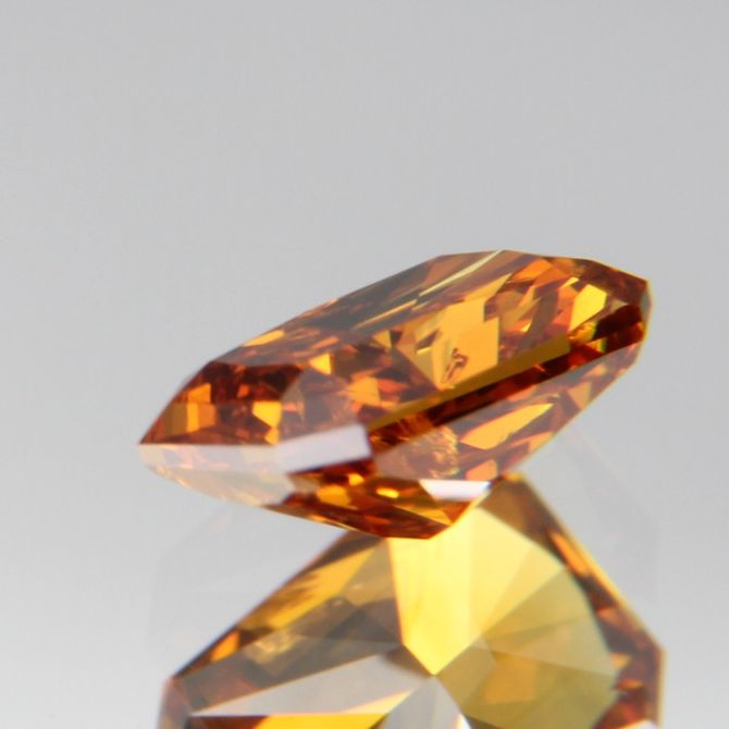 fancy deep brownish yellowish orange Diamond 0.437ct