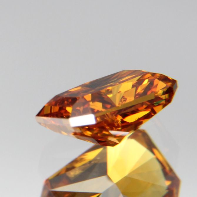 fancy deep brownish yellowish orange Diamond 0.437ct