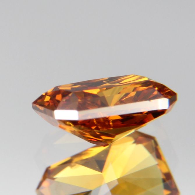fancy deep brownish yellowish orange Diamond 0.437ct