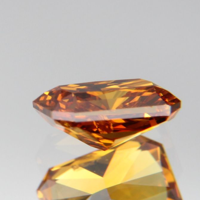 fancy deep brownish yellowish orange Diamond 0.437ct