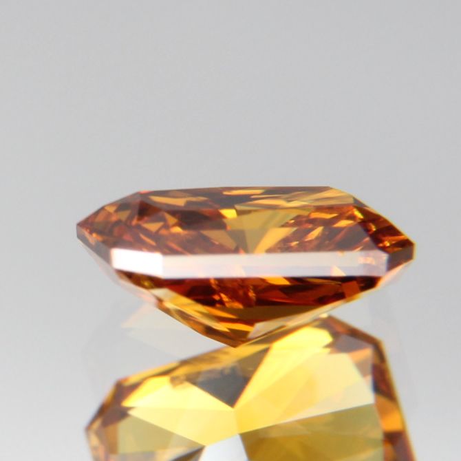 fancy deep brownish yellowish orange Diamond 0.437ct