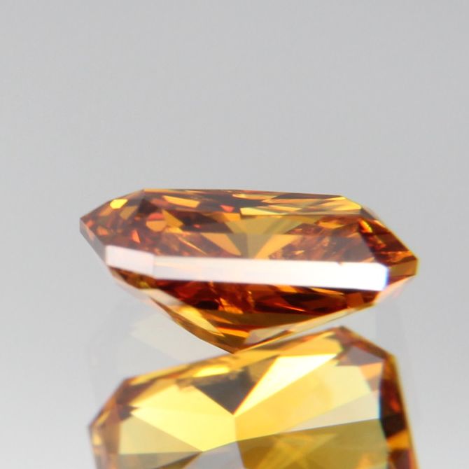 fancy deep brownish yellowish orange Diamond 0.437ct