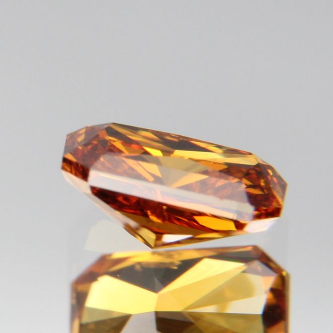 fancy deep brownish yellowish orange Diamond 0.437ct