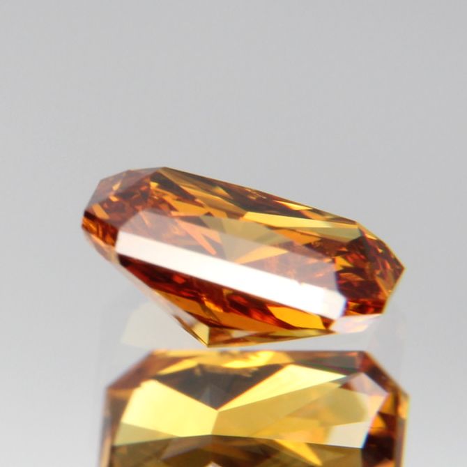fancy deep brownish yellowish orange Diamond 0.437ct