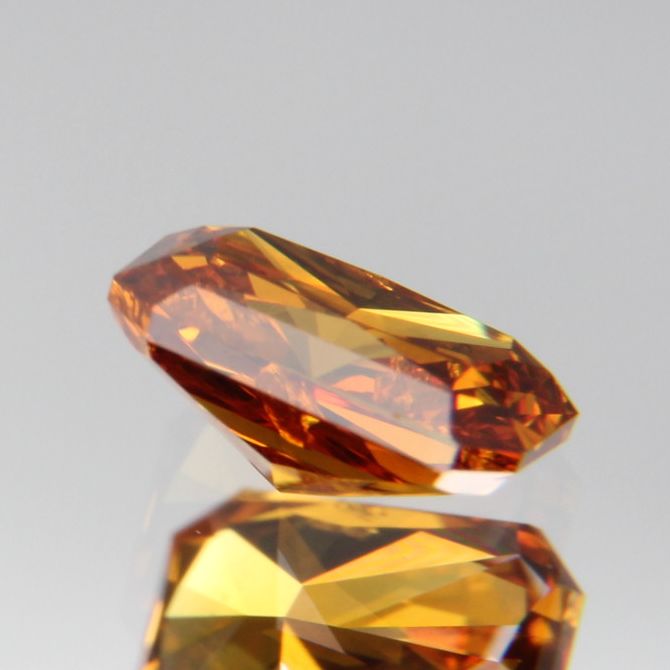 fancy deep brownish yellowish orange Diamond 0.437ct