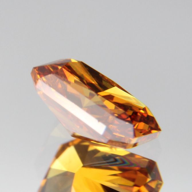 fancy deep brownish yellowish orange Diamond 0.437ct