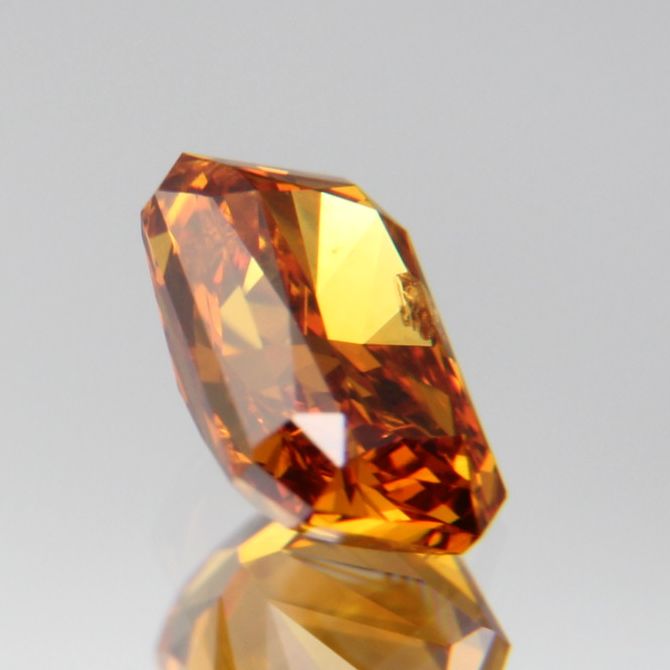 fancy deep brownish yellowish orange Diamond 0.437ct