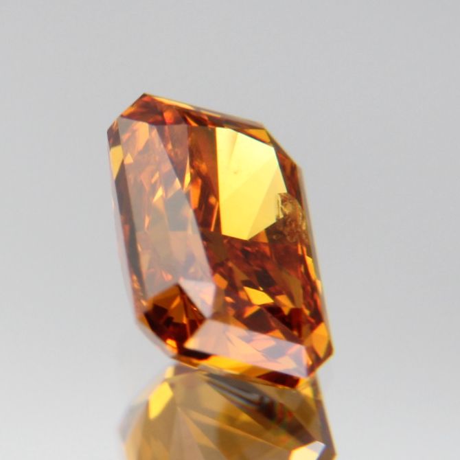 fancy deep brownish yellowish orange Diamond 0.437ct