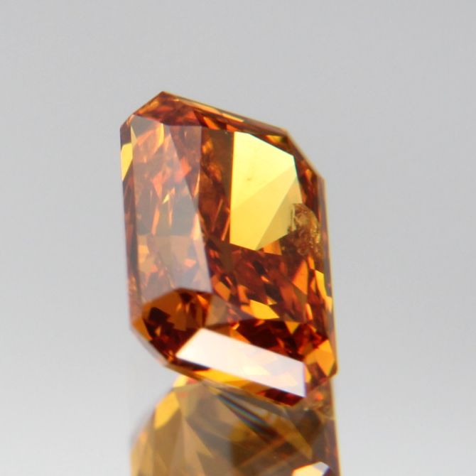 fancy deep brownish yellowish orange Diamond 0.437ct