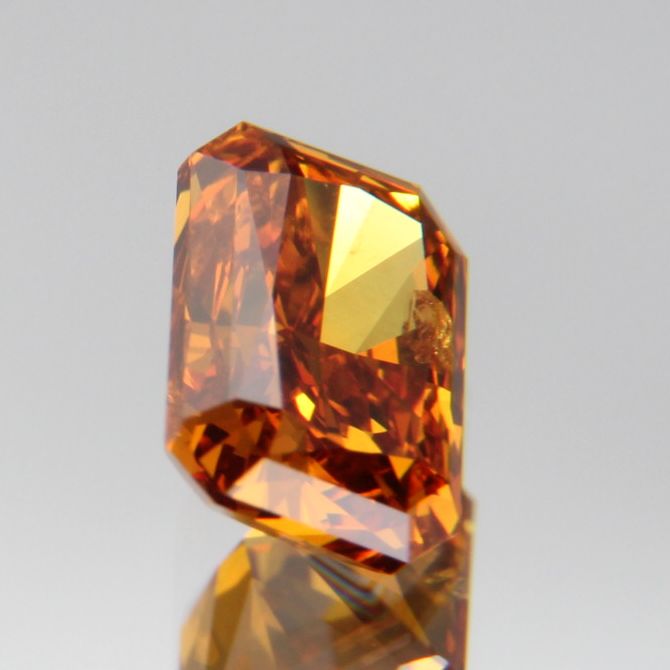 fancy deep brownish yellowish orange Diamond 0.437ct