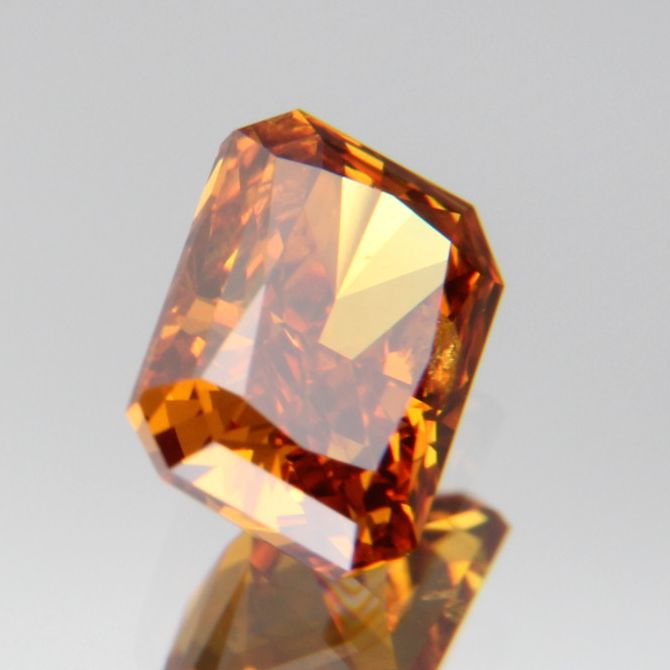 fancy deep brownish yellowish orange Diamond 0.437ct