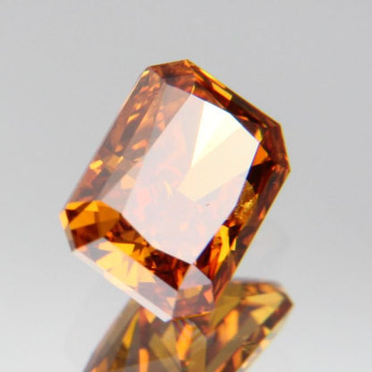 fancy deep brownish yellowish orange Diamond 0.437ct