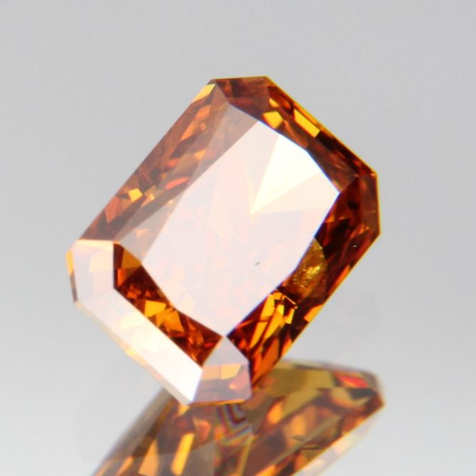 fancy deep brownish yellowish orange Diamond 0.437ct