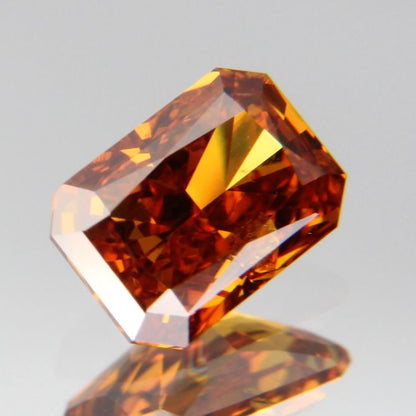 fancy deep brownish yellowish orange Diamond 0.437ct