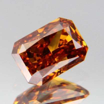 fancy deep brownish yellowish orange Diamond 0.437ct